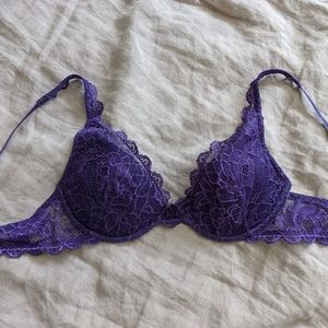Victoria's secret purple lace bra